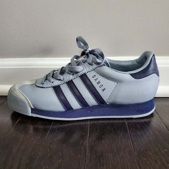 adidas samoa vintage blue